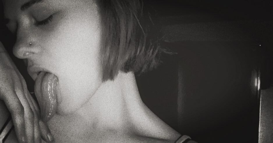 Young Milf with long tongue shows you where to cum — 51