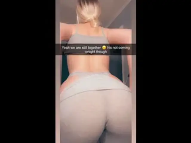 College SnapChat Slut Pulls Condom Off while cheating at Party and sends to her Boyfriend
